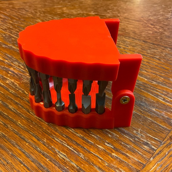 🦷Denture Drill Bit Funny Holder For 1/4” Hex Bits! 💋🤡😂 - Picture 7 of 15